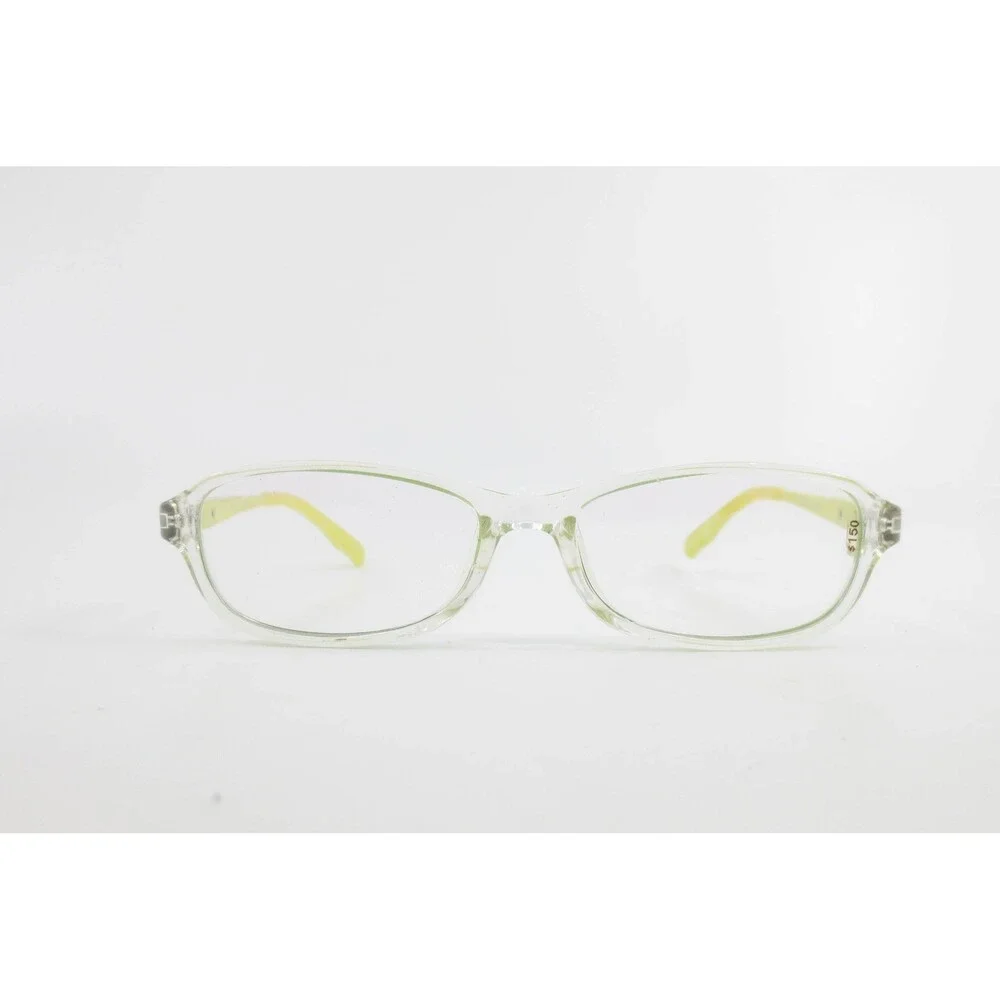 Oubaisi 8325 Clear Lime Green TR90 Rectangular Eyeglass Frames 49-16-130 Graphic